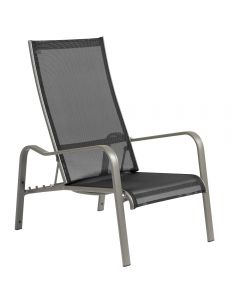 Karasek Barbados Deckchair schwarz/grau-metallic D69 1006D69
