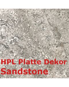 Zebra Tischplatte HPL Dekor Sandstone 110cm rund 7815