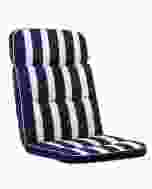 Kettler Sesselauflage hoch 120x50 cm mit Steg und Doppelkeder Dessin 521 01445-521