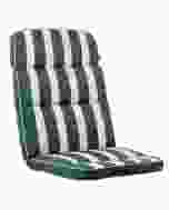 Kettler Sesselauflage hoch 123x50 cm mit Steg und Doppelkeder Dessin 522 01498-522
