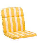 Kettler Sesselauflage nieder 100x50cm gelb/weiß Dessin 586