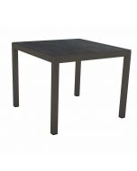 Stern Tisch 90x90 cm schwarz matt / Dekton Lava anthrazit