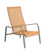 Karasek Barbados Deckchair orange/grau-metallic D85 1006D85