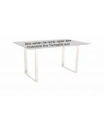 Stern Kufentisch 160x90 cm weiß mit diversen Platten