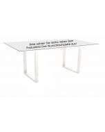 Stern Kufentisch 200x100 cm weiß mit diversen Silverstar Platten