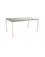Stern Tisch 160x90 cm weiß / Silverstar 2.0 Metallic Grau