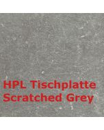 Zebra Tischplatte HPL/Sela Scratched-Grey 160x90cm