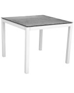 Stern Tisch 90x90 cm weiß / Silverstar 2.0 Smoky