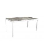 Stern Tisch 160 x 90 cm weiß / Silverstar 2.0 - Tundra grau