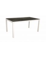 Stern Tisch 160x90 cm weiß / Silverstar 2.0 Dark Marble